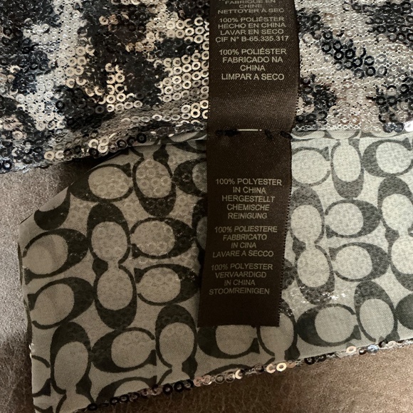 Coach sequins scarf - Picture 6 of 6